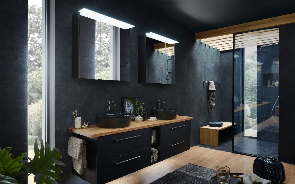 a-black-bathroom-with-wood-details