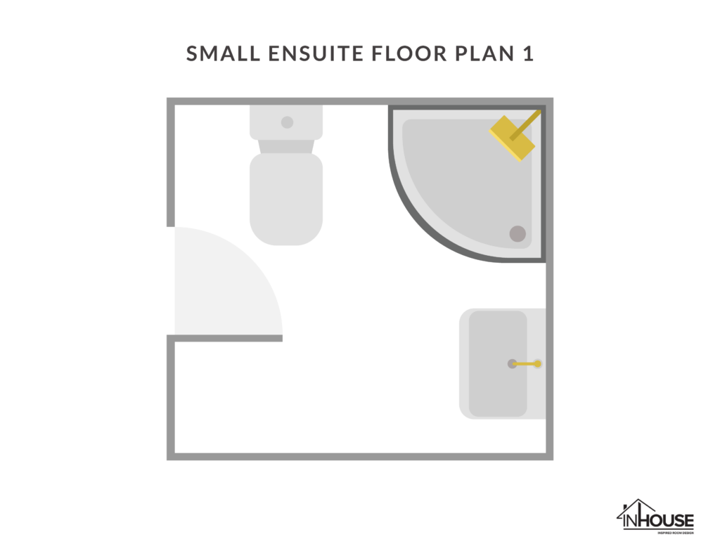 Small ensuite floor plan 1 - InHouse Inspired Room Design