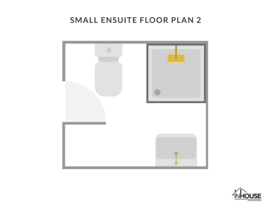 Small ensuite floor plan 2 - InHouse Inspired Room Design