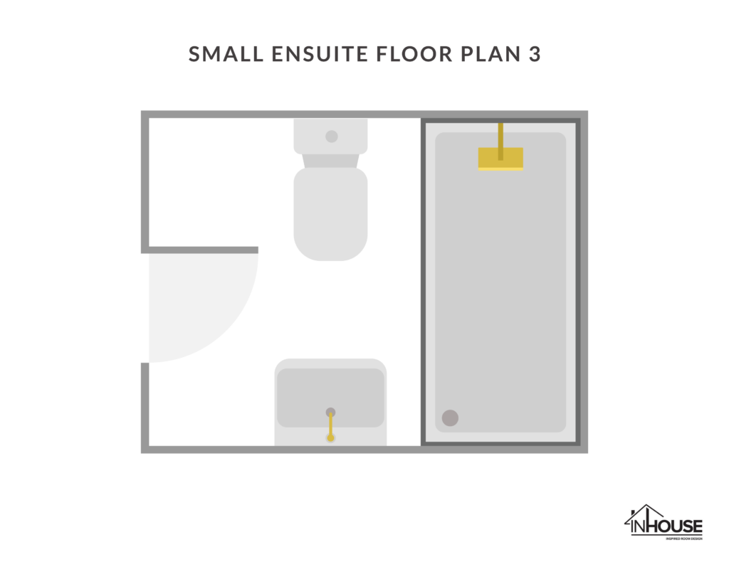 Small ensuite floor plan 3 - InHouse Inspired Room Design